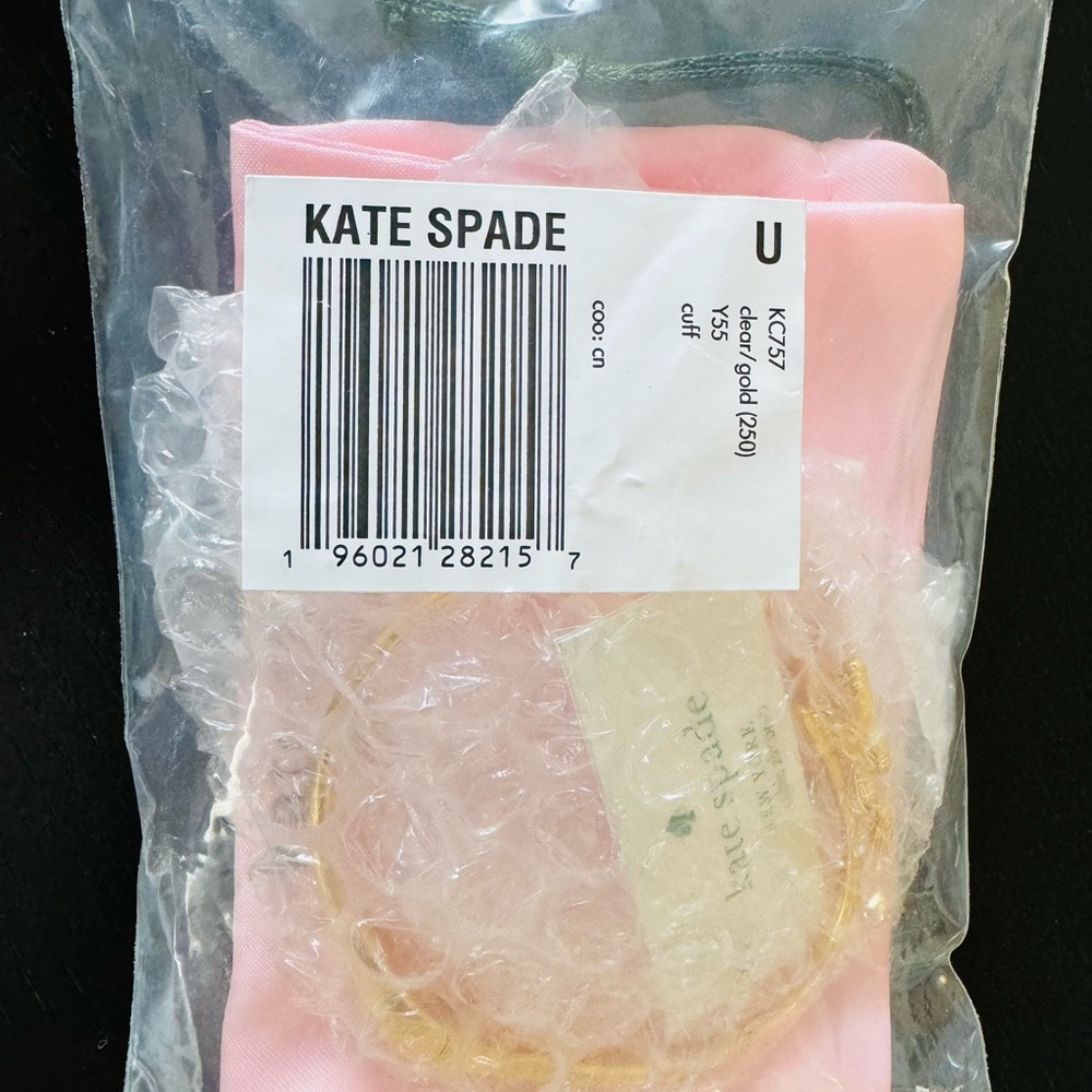Kate Spade Gold Social Butterfly Open Hinge Cuff - Picture 5 of 5